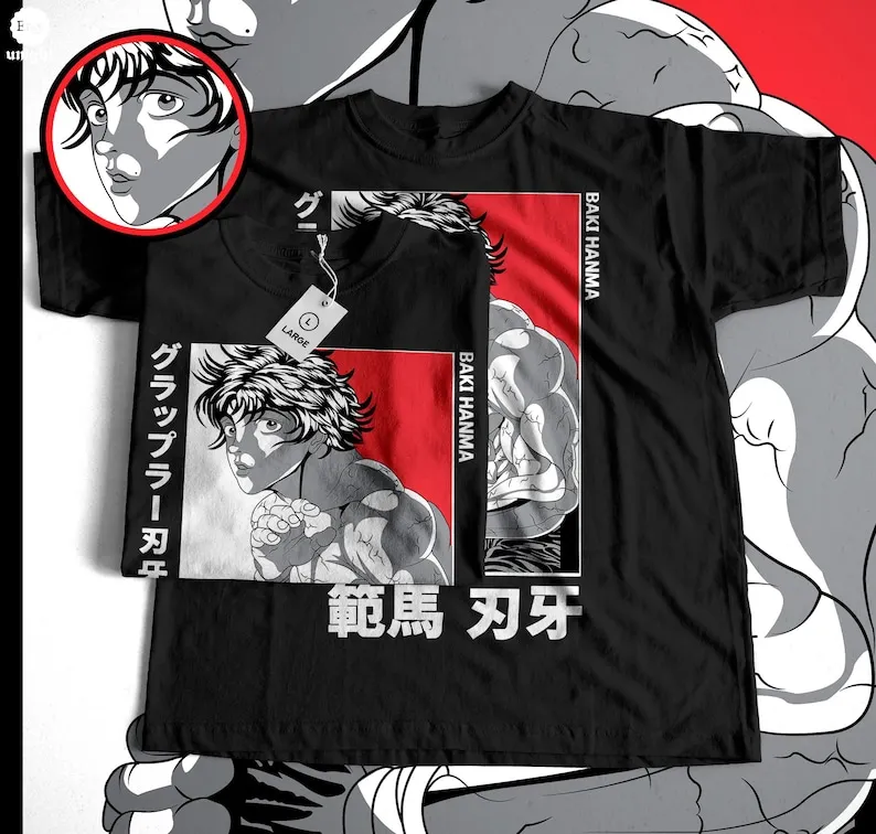 Anime Battle Fighter Unisex T-Shirt - Retro Manga Inspired Apparel, Japanese Style Gift, Vintage Otaku Streetwear, Classic Geek