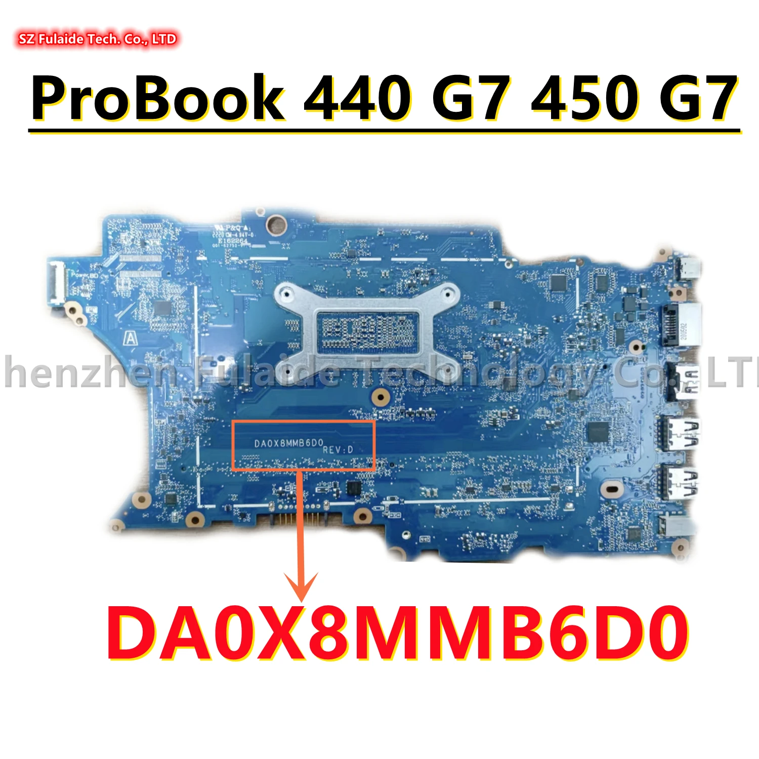 L78084-001 L78083-601 für hp probook 440 g7 450 g7 laptop motherboard mit 5205u I3-10110 I5-10210 I7-10510 cpu da0x8mmb6d0 ddr4