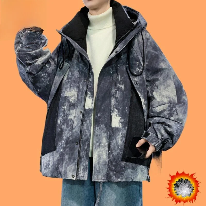 

New National Stand Thiened 50 down Jaet Men's Winter Coat with Quali Inspection Spor Sle ort Length White Du...