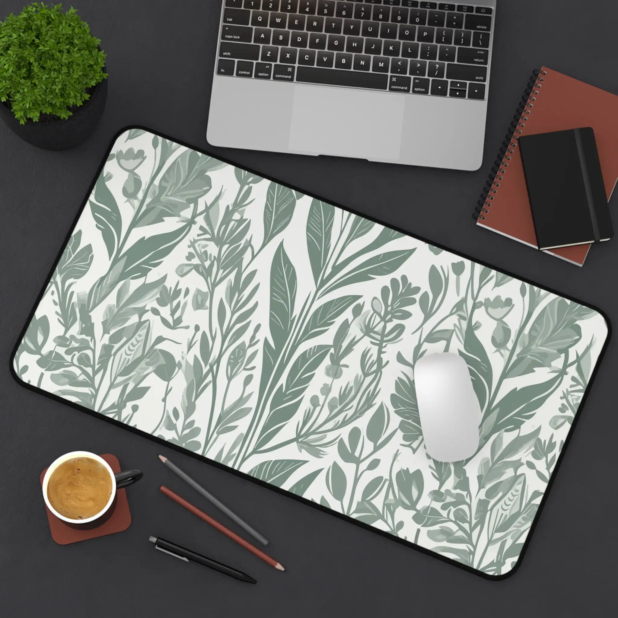 

Sage Green Leaf Mouse Pad, Non-slip Waterproof Gaming Mouse Pad, Office Game Desk Decorative Mat, Perfect Gift for Friends