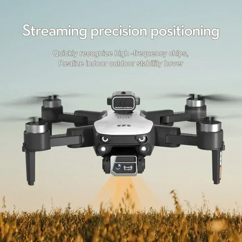 Nowy Dron S2S 8K HD podwójny aparat bezszczotkowy silnik do unikania przeszkód 5G wifi RC helikopter składany Quadcopter zabawka dla Xiaomi