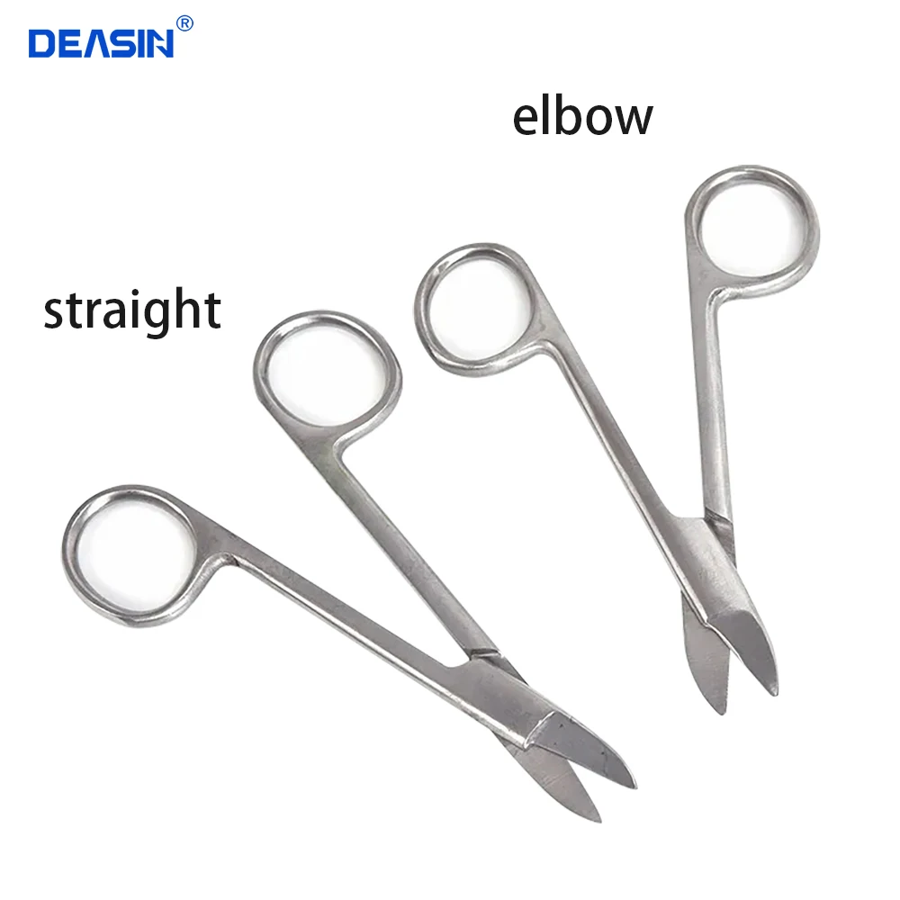 

Dentistry Orthodontics Ligature scissors elbow Straight stainless steel Wire scissors 11cm dental instruments Dental tools