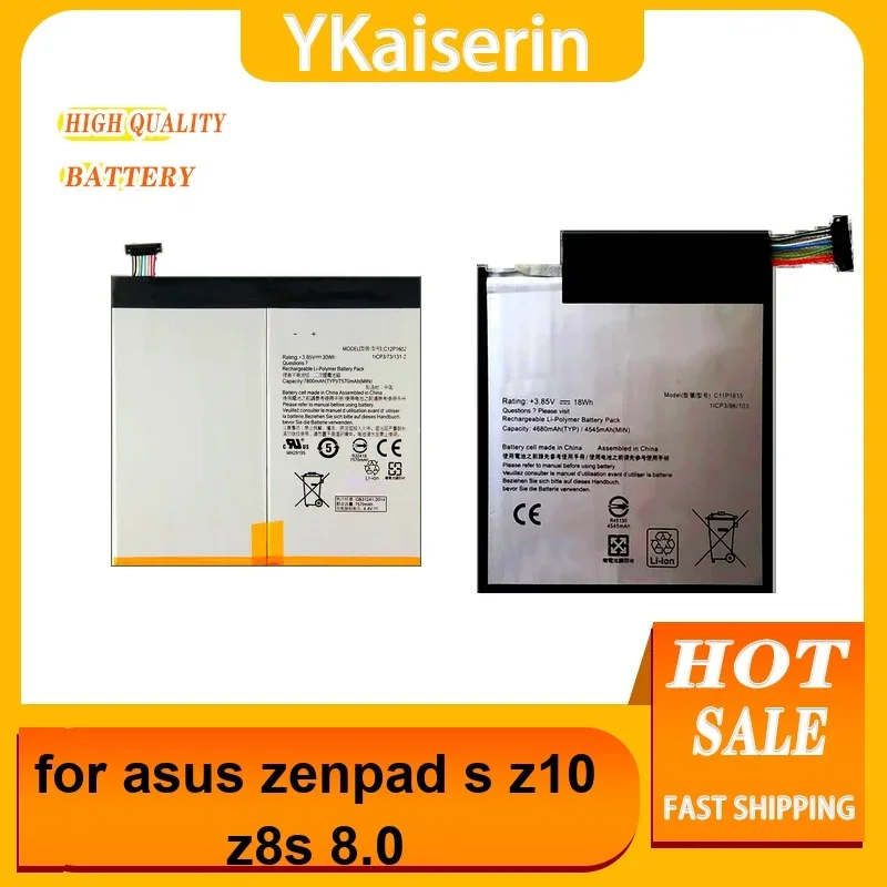 C11P1426 C11P1615 C12P1602 Laptop Battery For Asus Zenpad S Z10 Z8s 8.0 Long-Lasting Performance 4000-7800Mah Batteries