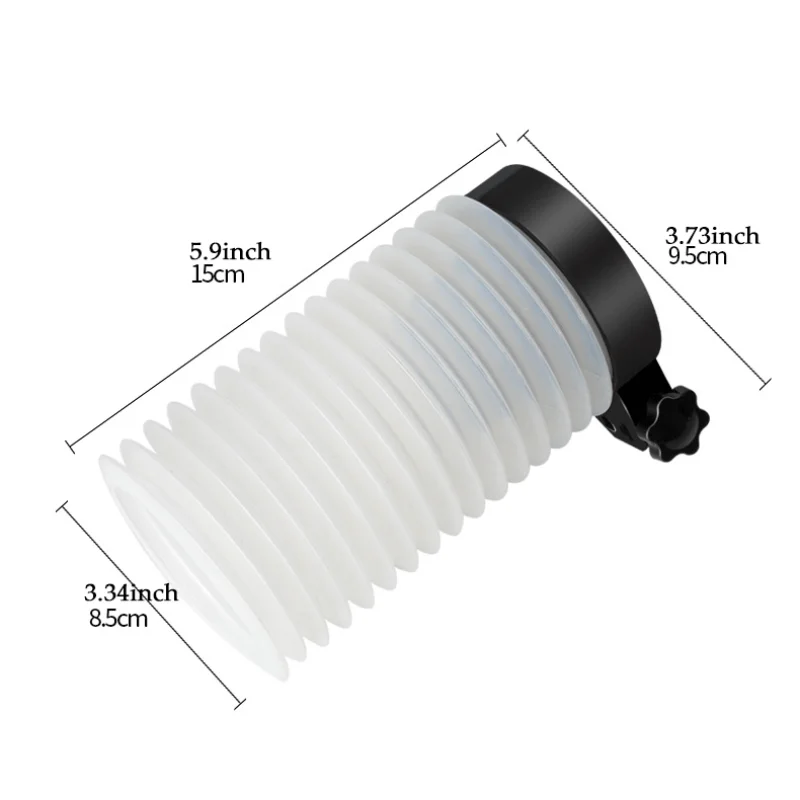 1/2Pcs Rubber Impact Drill Dust Collector Cover White Rubber Electric Hammer Ash Bowl Collecting Device Tool