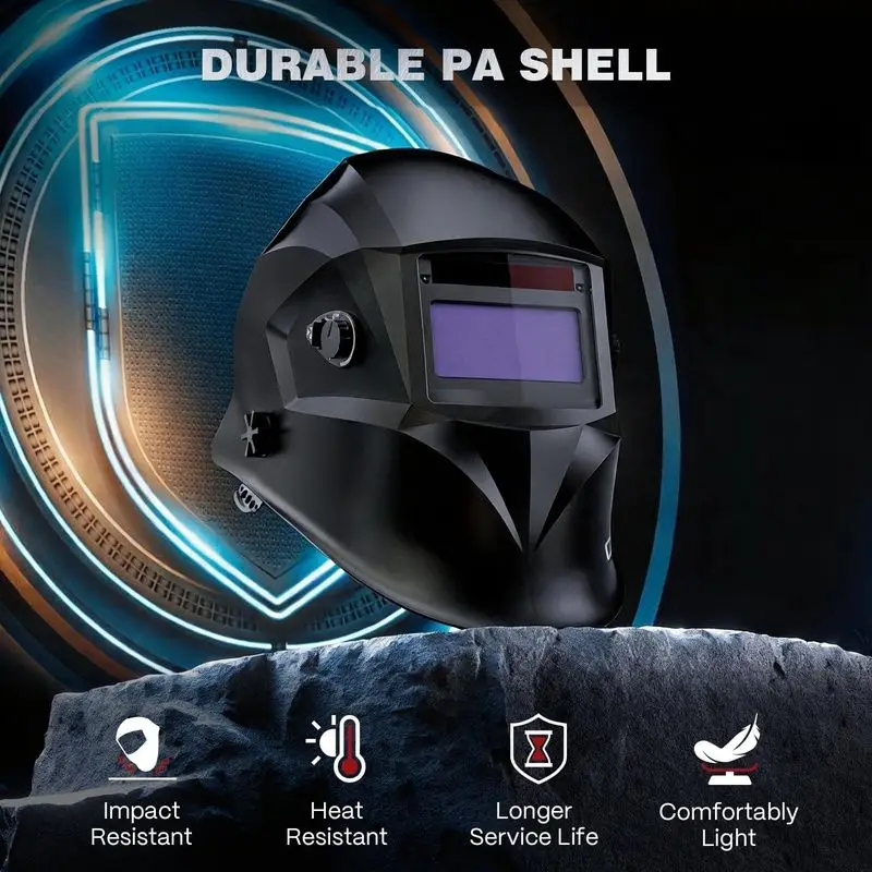 Automatic Dimming Welding Helmet Large Display Top Definition