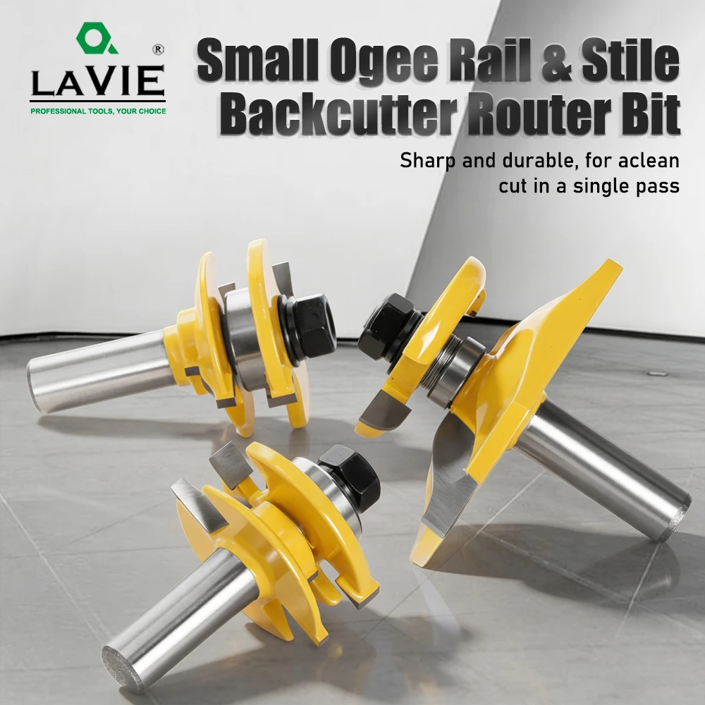 lavie-3pcs-bits-12mm-1-2-shank-small-ogee-rail-stile-backcutter-router-bit-panel-raiser-tenon-cutter-set-woodworking-milling