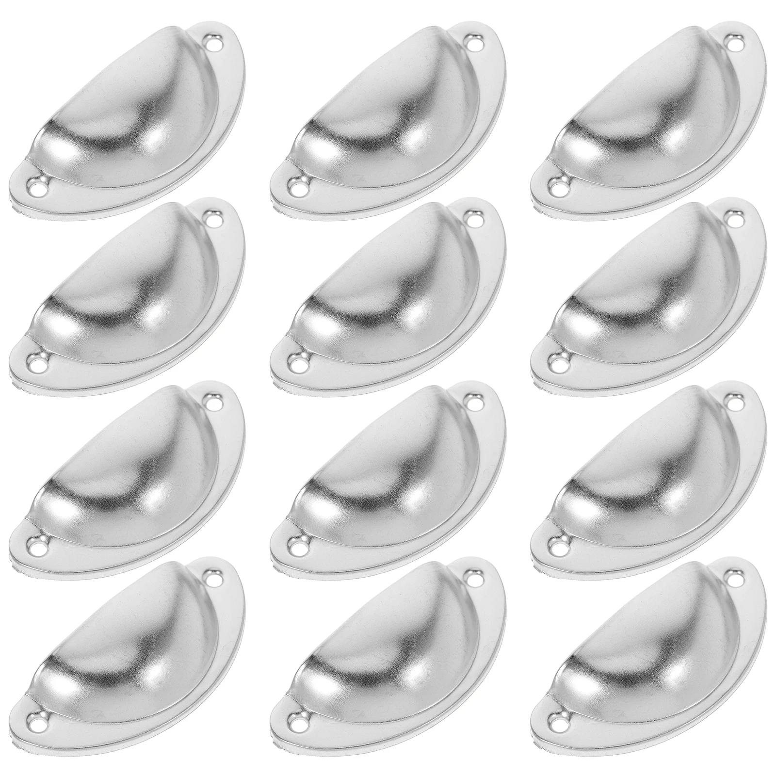 

12pcs Drawer Semicircle Handle Wrought Iron Vintage Cabinet Door Pulls Hardware Retro Knobs Furniture
