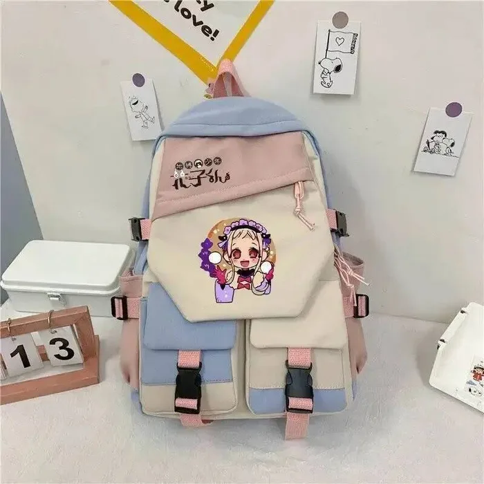 

Черный, синий, красный, Jibaku Shounen, школьные сумки Hanako-Kun, рюкзаки большой вместимости, аниме-игра