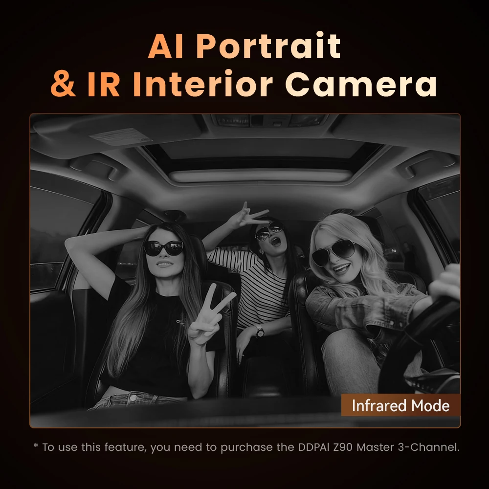 Nueva cámara para coche DDPAI Z90Master 4K+4K Dual HDR con Sony STARVIS 2 IMX678, cámara frontal y trasera, 64G eMMC, ADAS, monitor de aparcamiento, WiFi de 5GHz