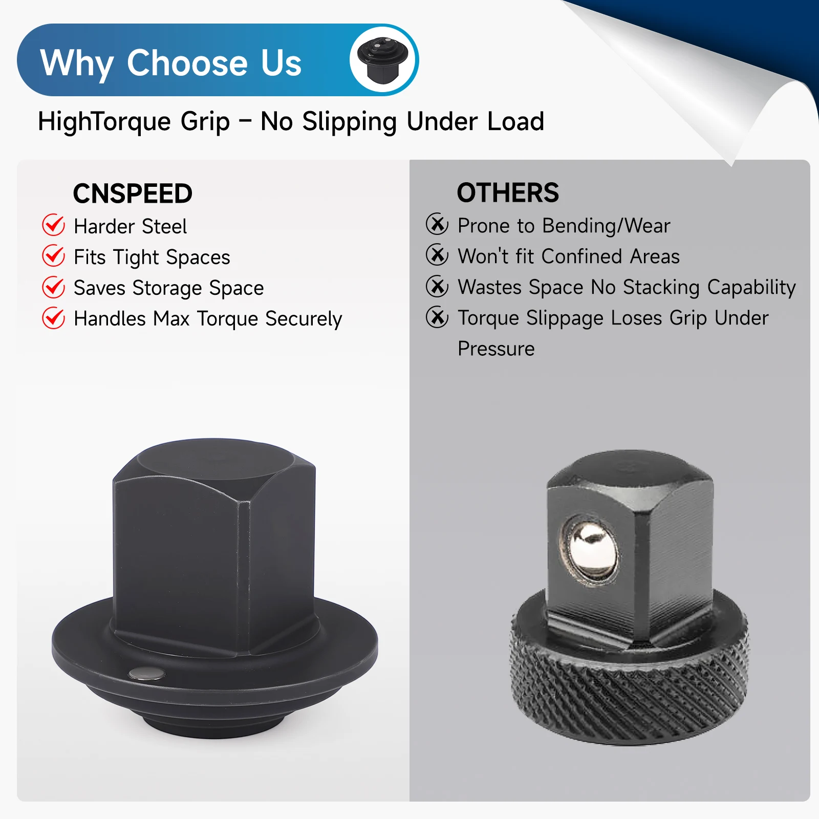 مجموعة محول سقاطة محرك أسود Cnsport 1/4 بوصة إلى 3/8 بوصة، 3/8 بوصة إلى 1/2 بوصة، 1/2 بوصة إلى 3/4 بوصة، 3/4 بوصة إلى 1 بوصة مجموعة محول مقبس منخفض المستوى