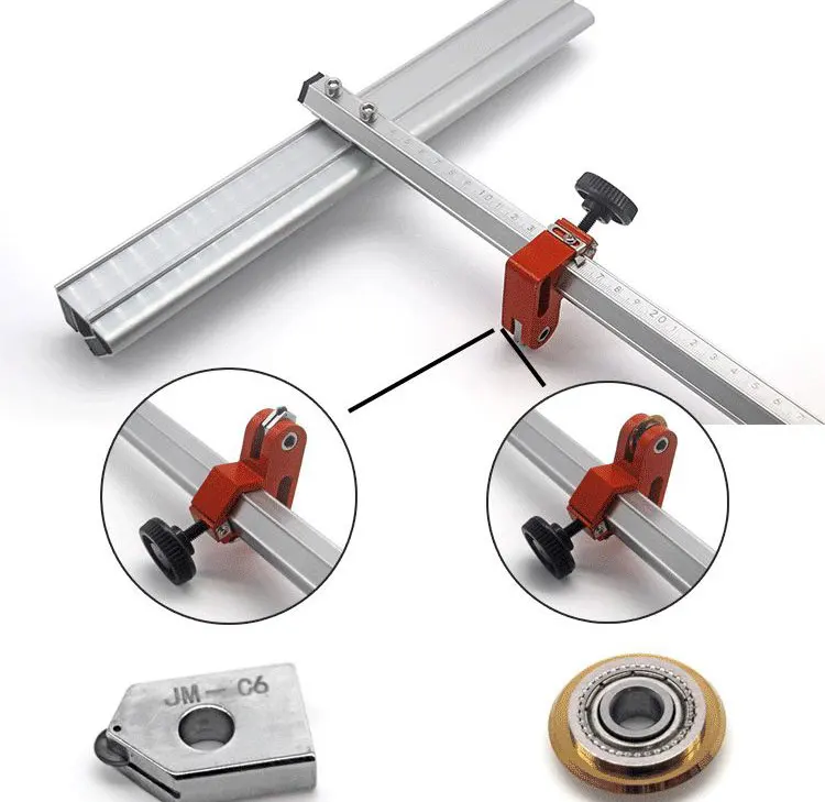 hit productPortable T-shaped Tile Push Knife Glass Hand Cutter High-precision Roller Floor Tile Rock Plate Cutting Machine Glass