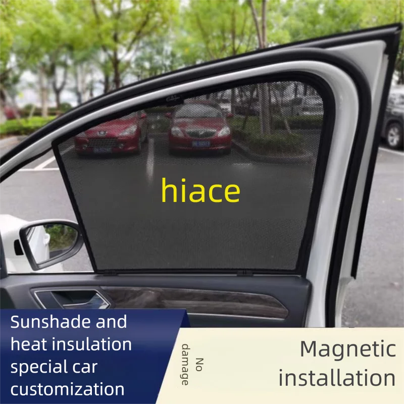 

For Toyota Hiace H200 2004-2010 Car Sunshade Front Windshield Accessories Vehicle Curtain Side Window Sun Shade Visor Protector