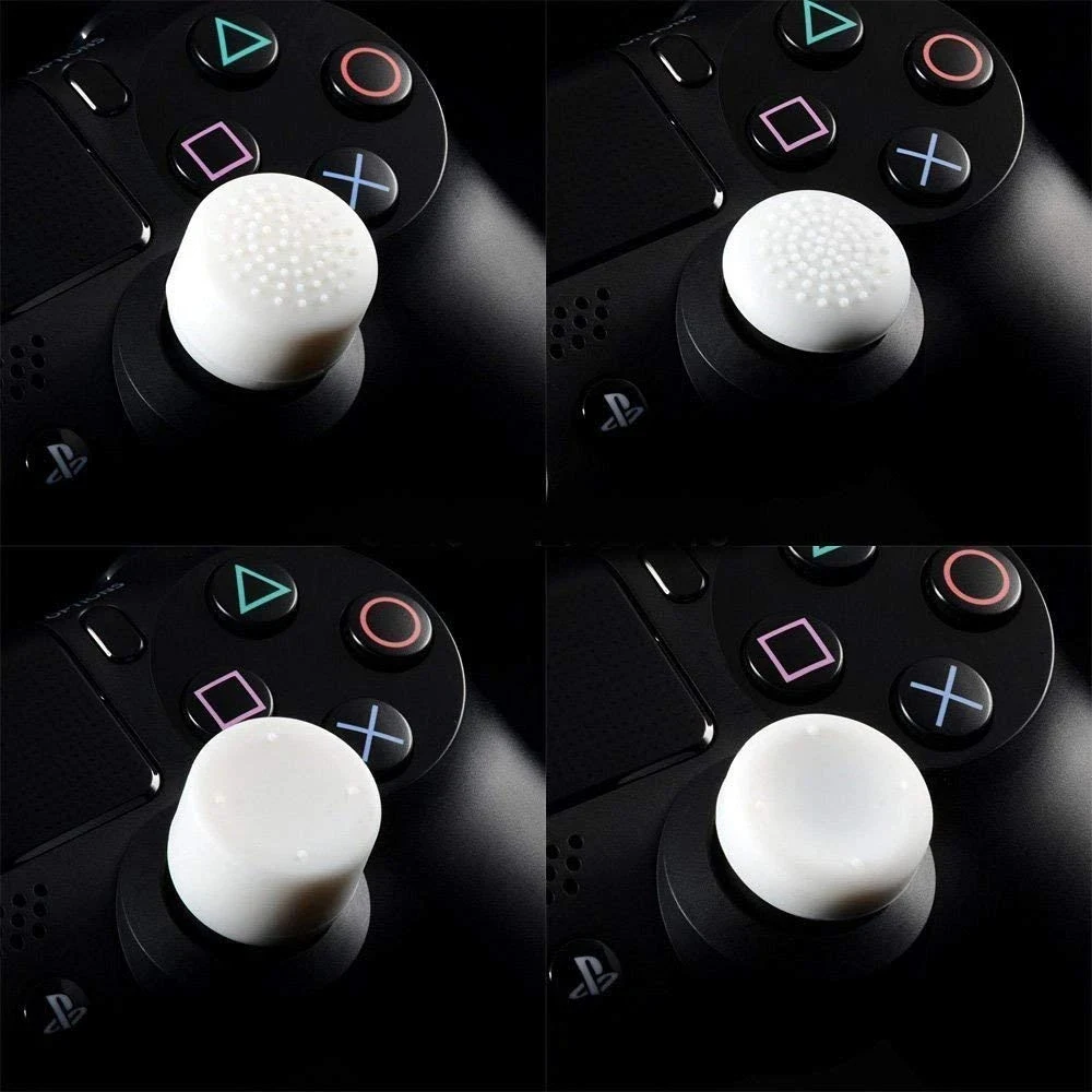 8pcs Silicone 3D Analog Thumb Stick Grip Cap Joystick Cover for PS5/PS4/PS3/PS2/Xbox 360/Xbox One Game Accessories