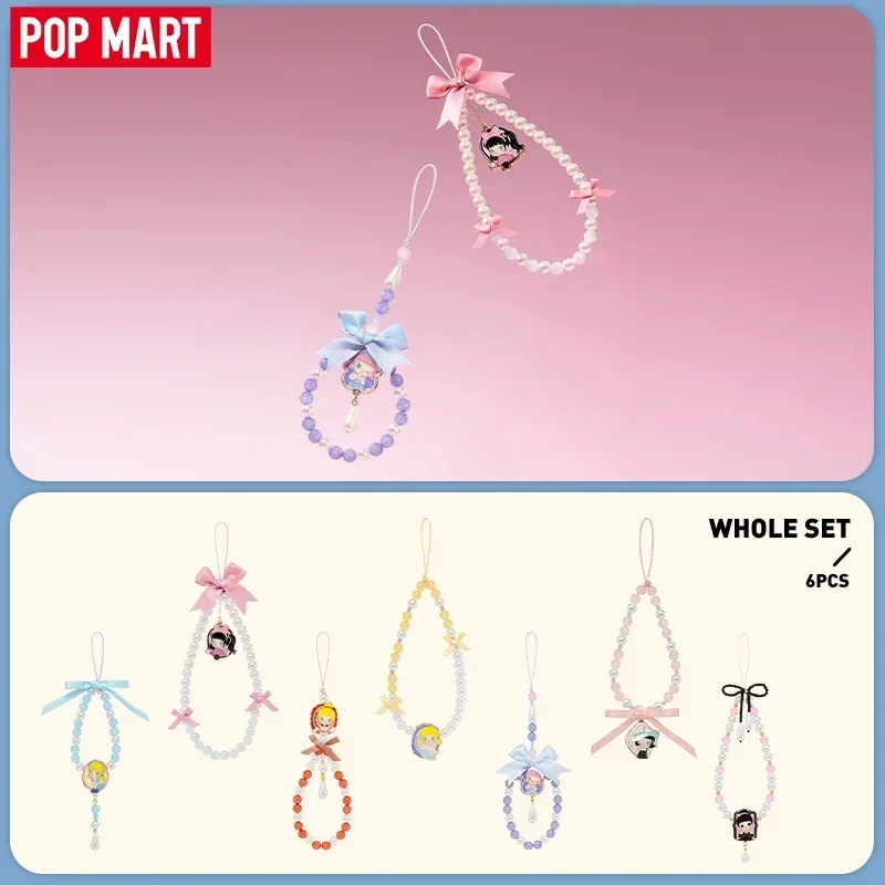 

POP MART MOLLY Daily Look Series-Phone Charm Mystery Box Подлинная глухая коробка Guess Toys Сумка Орнамент Статуэтки Домашний декор Настольный компьютер