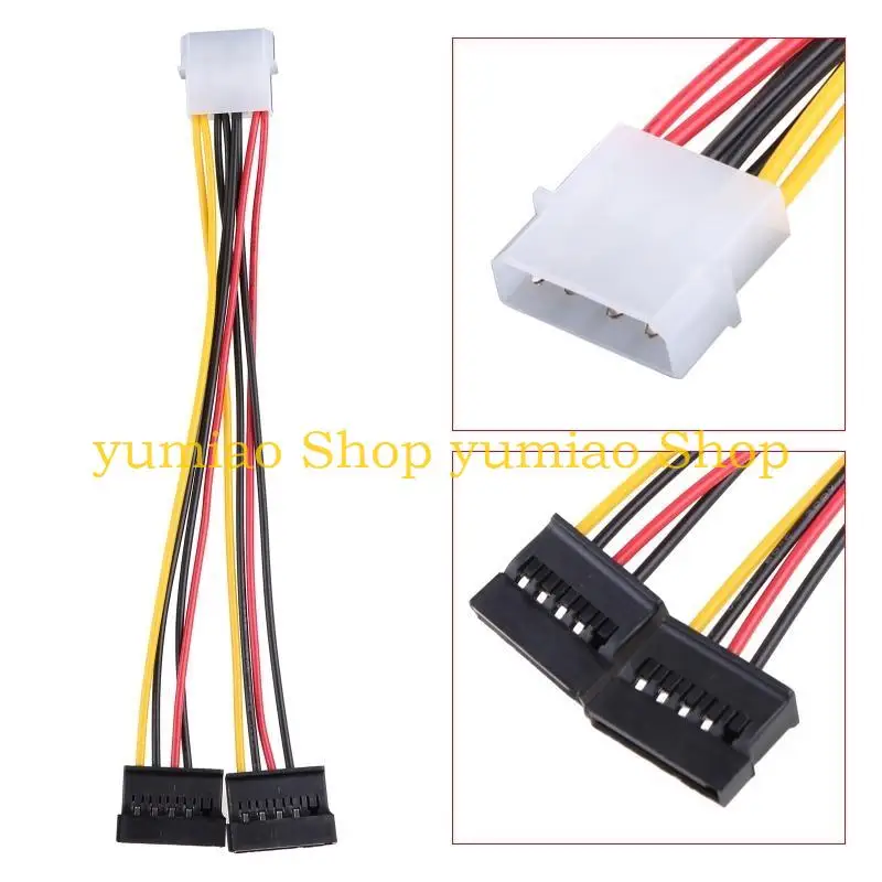 587B 4 PIN IDE MOLEX tot 2 -serie Power Splitter Extension Cable Converter