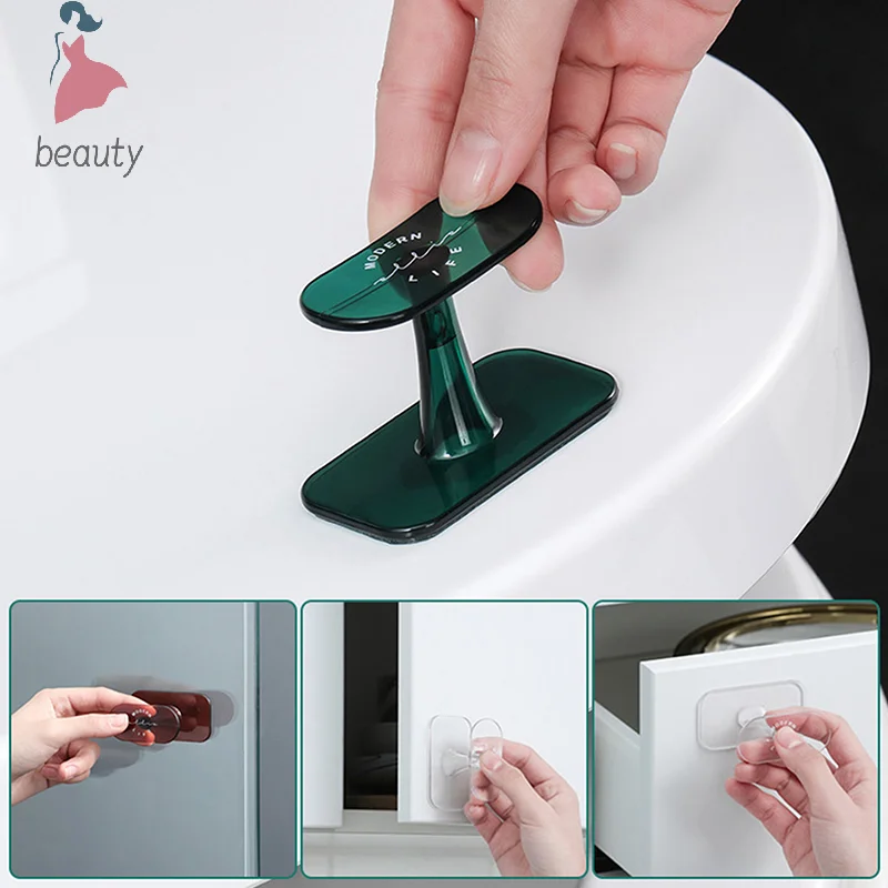 Light Transparent Toilet Cover Lifter Lift Toilet Lid Handle Anti-Dirty Handle Toilet Handle Lifting Handle WC Accessories