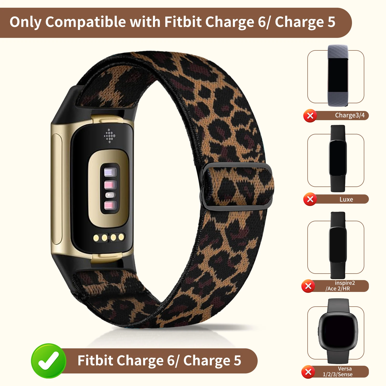 New Soft Nylon Strap for Fitbit Charge 6/5 Braided Bracelet Correa for Fitbit Charge 5 6 Gift Giving Goodies