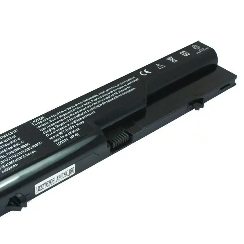 مناسبة لبطارية الكمبيوتر المحمول HP 4320S 4321S CQ321 4420S 4421S 4520S PH06 بطارية الكمبيوتر المحمول متوافقة مع الكمبيوتر المحمول HSTNN-CB1A