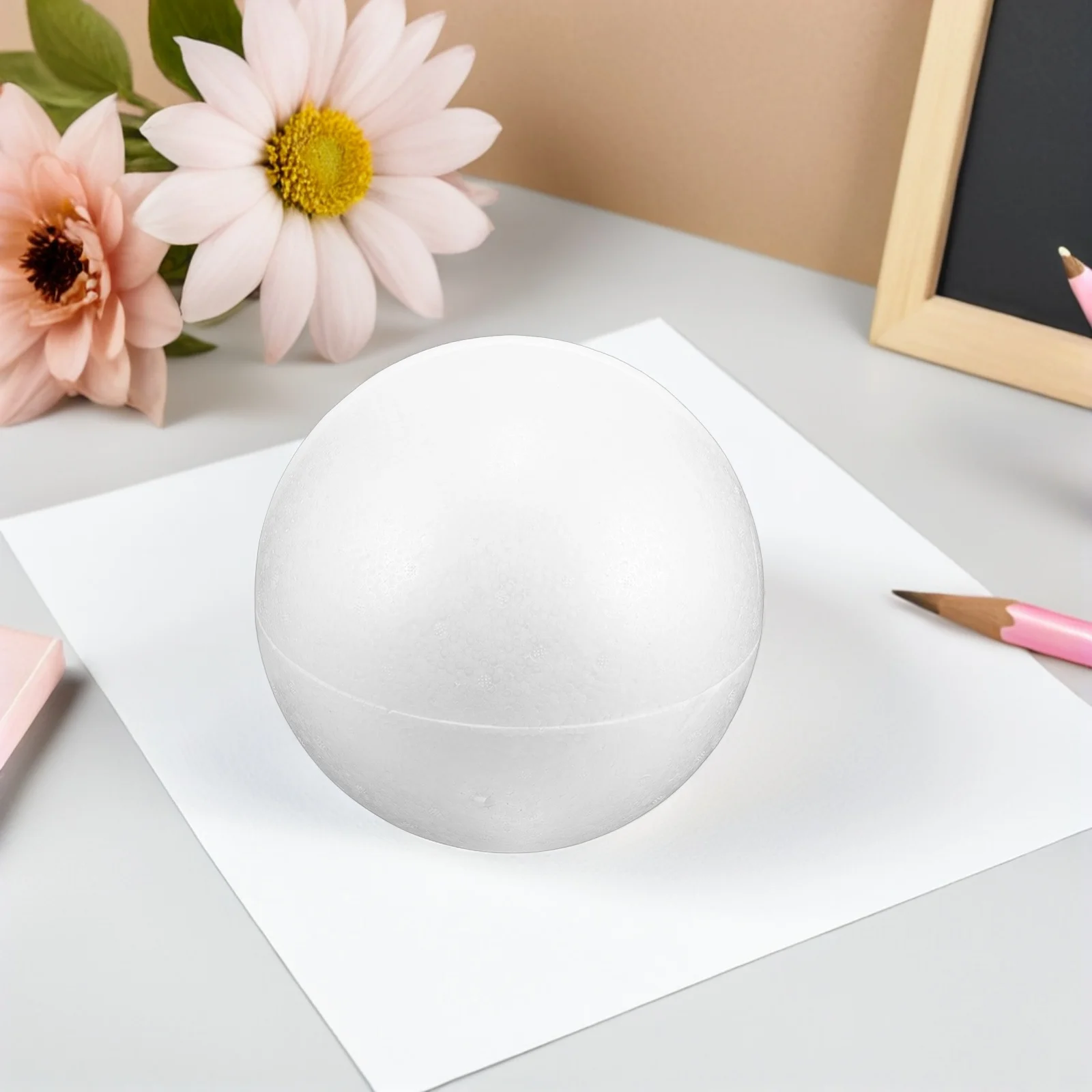 

DIY Large Foam Balls White Round Sphere Unpainted Party Ornaments Crafts Decorative Craft Balls White Foam Ball