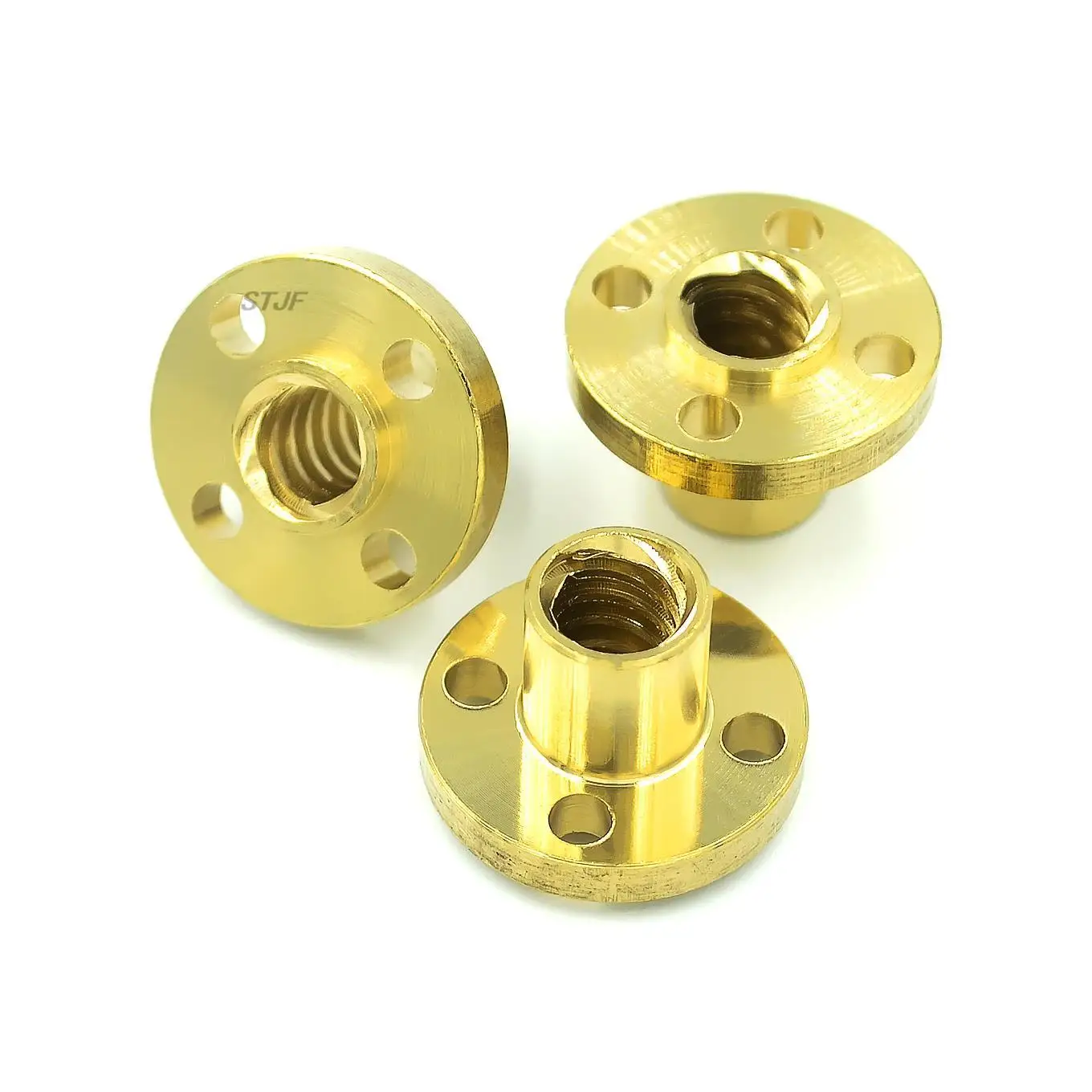 3D printer parts   Copper Trapezoidal Screw Nut for T8 Screw T8 nuts stepper motor, rail screw