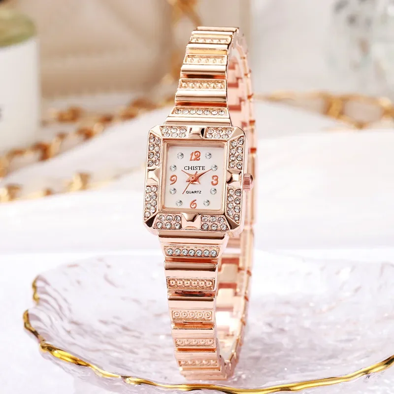 Fashion Rhinestone Bracelet Watch for Women Luxury Gift Ladies Quartz Wristwatches Dropshipping Montre Femme Relojes Para Mujer