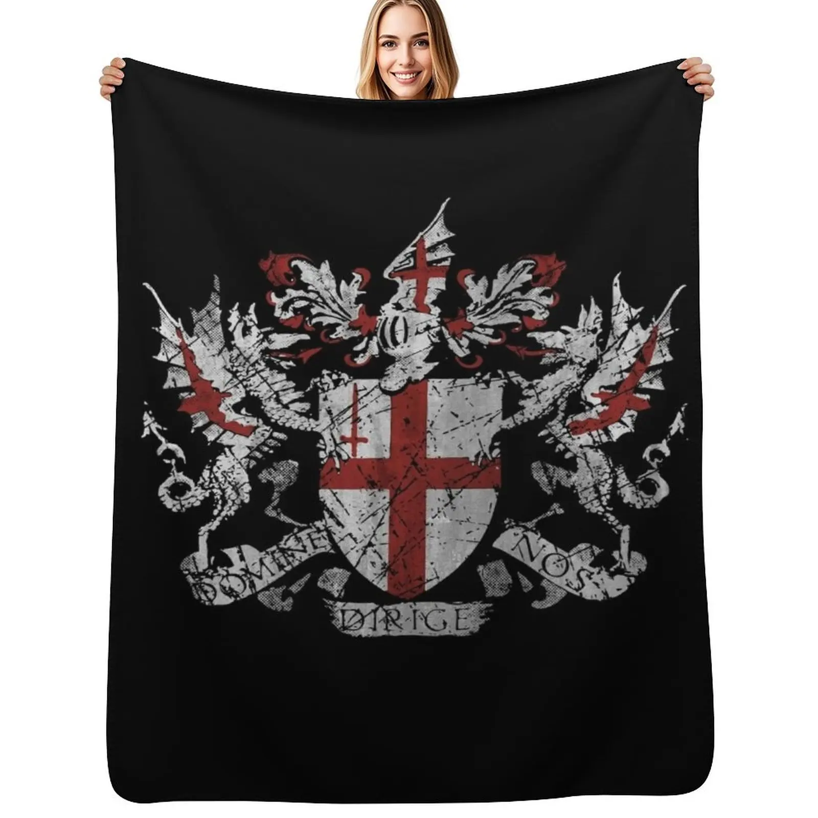 London Vintage Coat of Arms Throw Blanket Giant Sofa for winter sofa bed Blankets For Baby Decorative Sofas Blankets