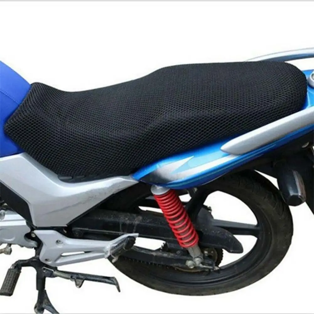 Universal Motocicleta Honeycomb Design Assento Almofada Pad, isolamento térmico Capa para Scooter, Acessório bicicleta elétrica