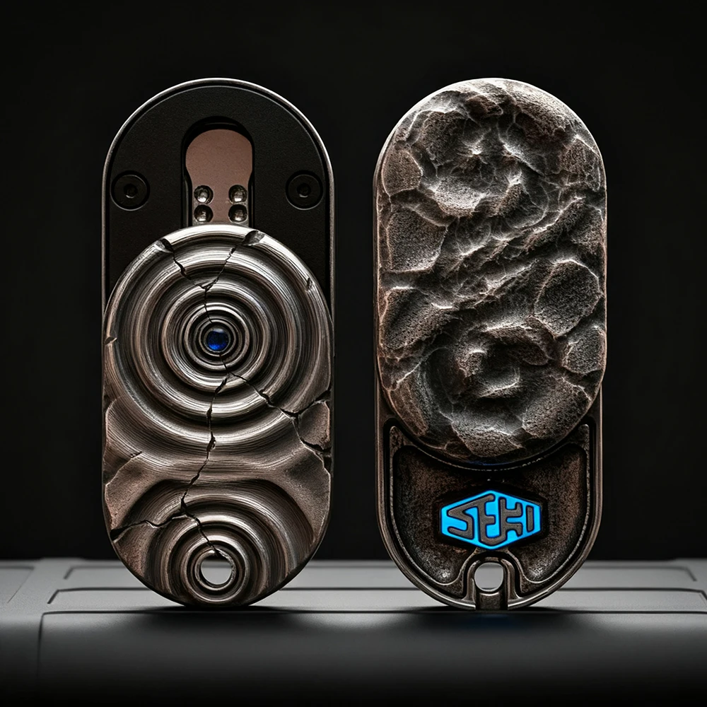 

SEKI EDC Stone Grain Fidget Slider вращается влево и вправо 360° ° Слайдер-игрушки-непоседа для взрослых, новинка, игрушка, гаджет для облегчения тревоги