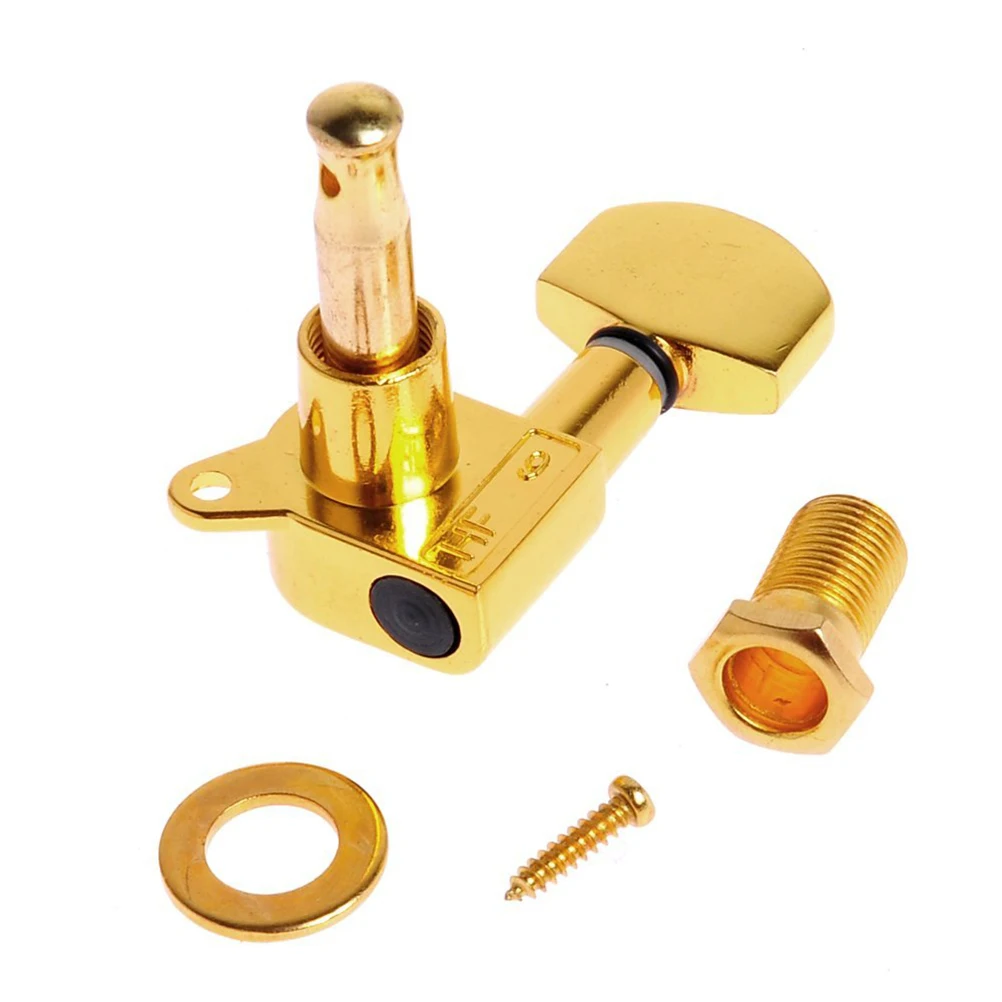 

6 Pcs Tuners Classical Guitar Knobs Locking Parts for Head Ballad Tuning Electric