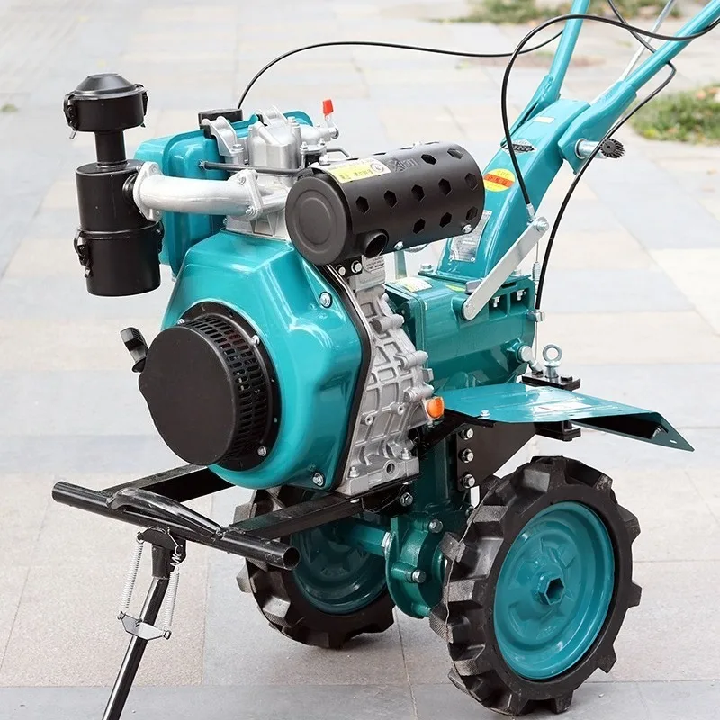

Agricultural tillage machine multi-function rotary tillage loosening soil digging ditching plowing machine