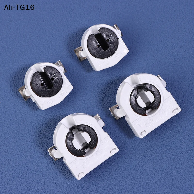 【A16h】5Pcs T5 T8 Light Holder G5 G13 Base Non-Shunted Heat-Resistant Lamp Socket AC 500V 2A For LED Fluorescent Light Tube