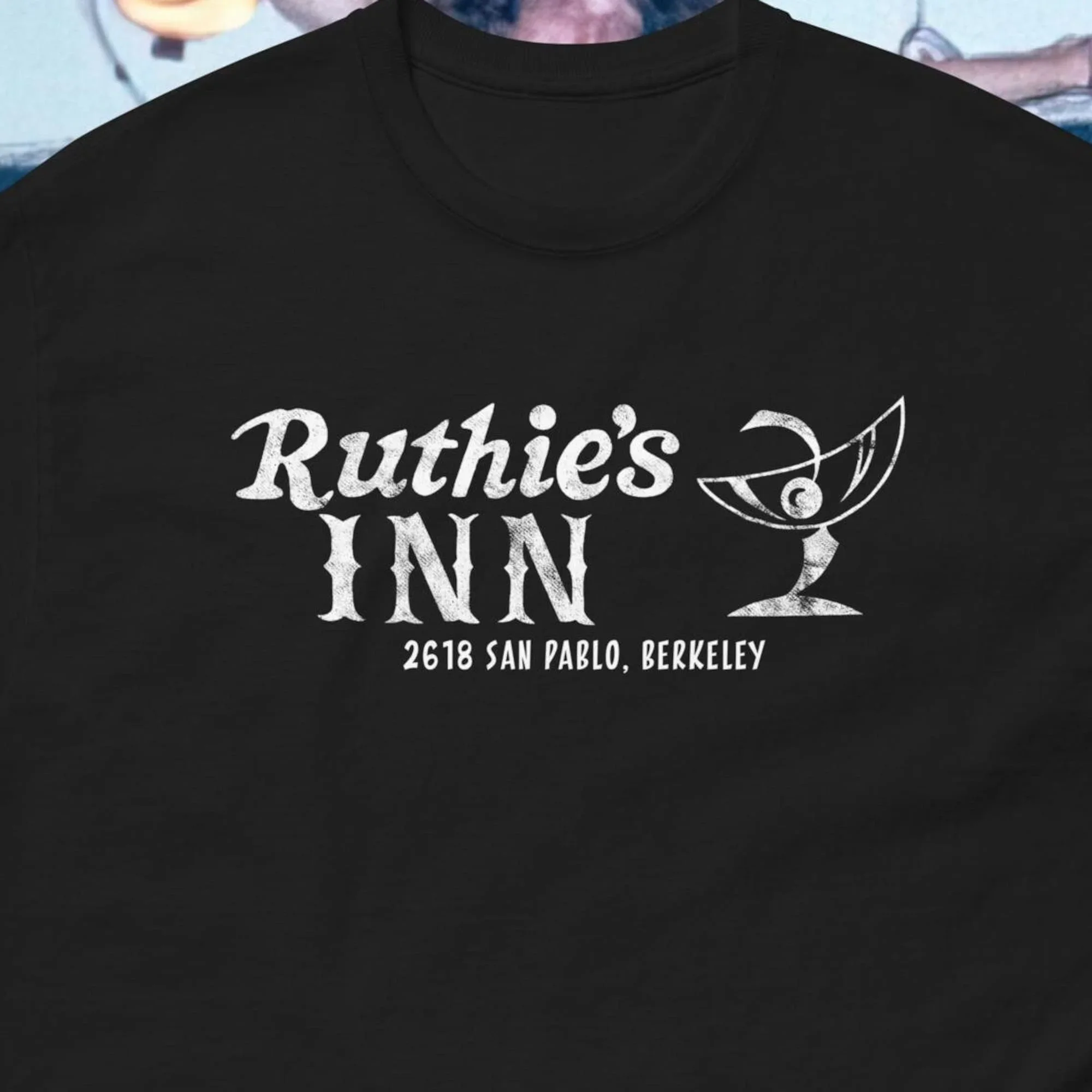 Ruthie'S Inn Berkeley Ca Logo White Distressed Classic T Shirt