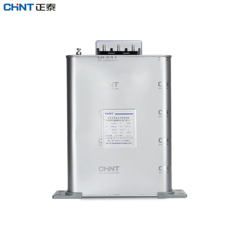 

CHINT CHNT BZMJ 0,45-1-3 0,45-2-3 Самовосстанавливающийся шунтирующий конденсатор низкого напряжения Самовосстанавливающийся шунт низкого напряжения Компенсация мощности