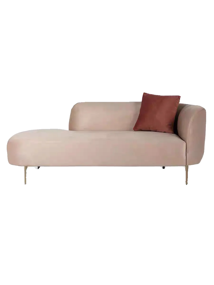 Nordic modern living room, chaise longue, Italian minimalist small apartment, beauty couch, lazy sofa, master bedroom balcony, l