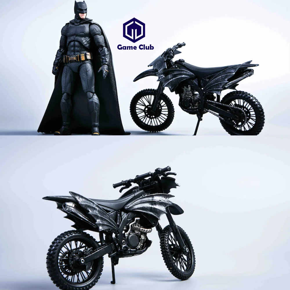 In Stock TYSTOYS 20DT16 1/12 Scale Batman Off-road Motorcycle Locomotive Model Scene Accessories For 6in Action Figures Body