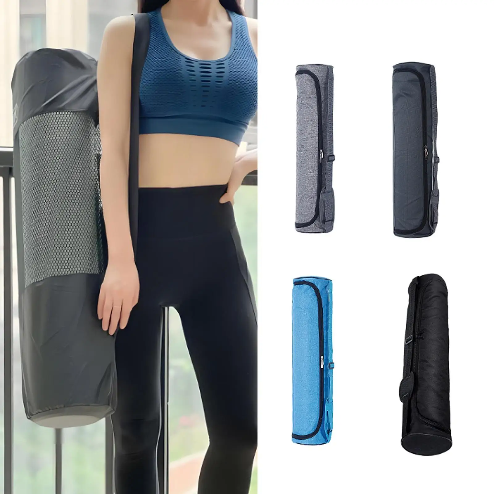 요가 매트 가방 운동 매트 홀더 여성용 남성용 운반 케이스에 쉽게 접근 가능