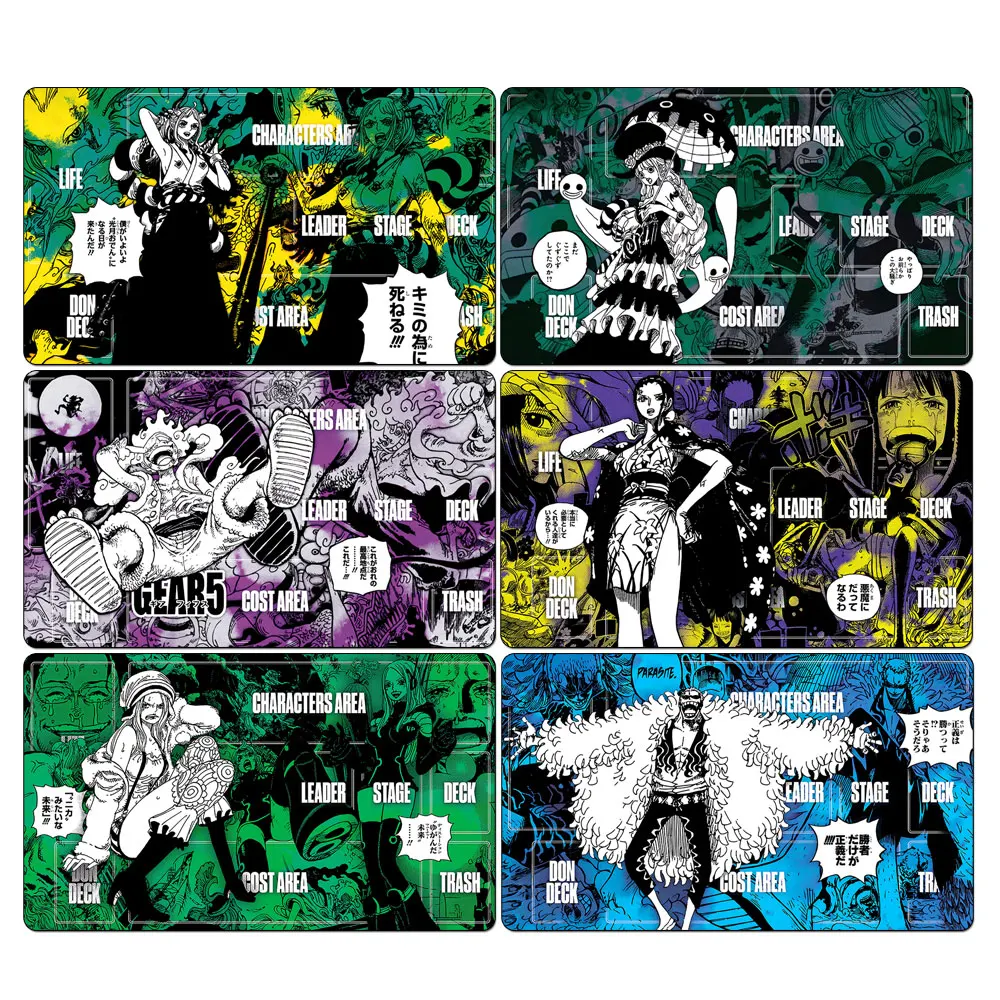 Playmat Nami Luffy Robin PCG CCG Playmat Trading Card Game Mat Table Mat 600x350mm-02