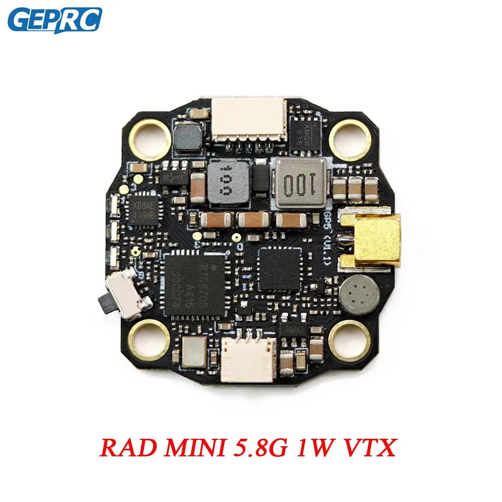 

GEPRC RAD MINI 1 Вт 5,8G 1000 МВт FPV VTX 2 - 6S 20X20 мм Аксессуары для радиоуправления Отличная совместимость для радиоуправляемых моделей