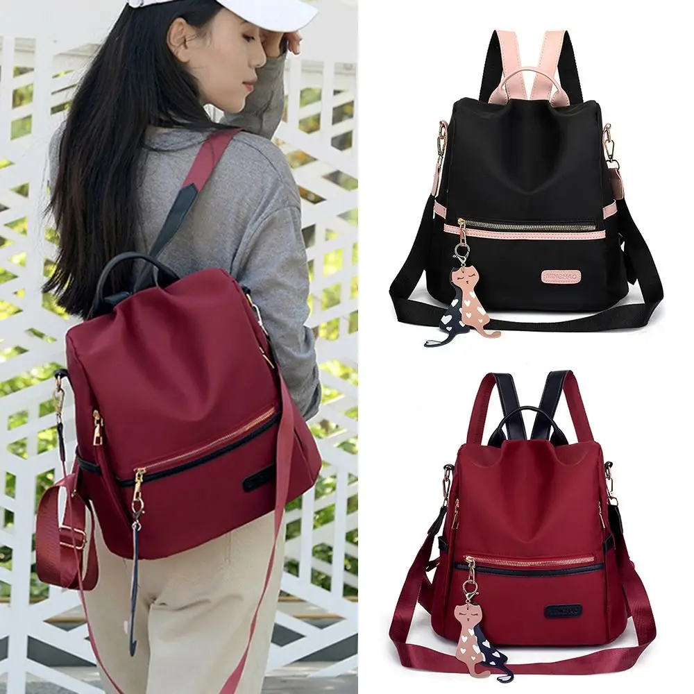 Casual Oxford Backpack Women Waterproof Nylon School Bags For Teenage Girls High Quality Fashion Travel Tote Packbag