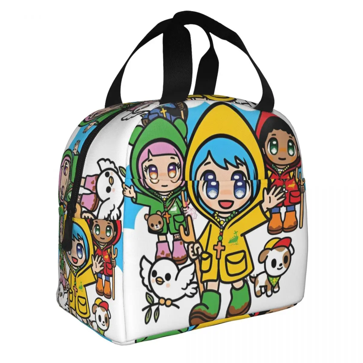 Luce Vatican Mascot Insulated Lunch Bags Cooler Bag Meal Container Catholic Church 2025 Large Tote Lunch Box Food Handbags Work