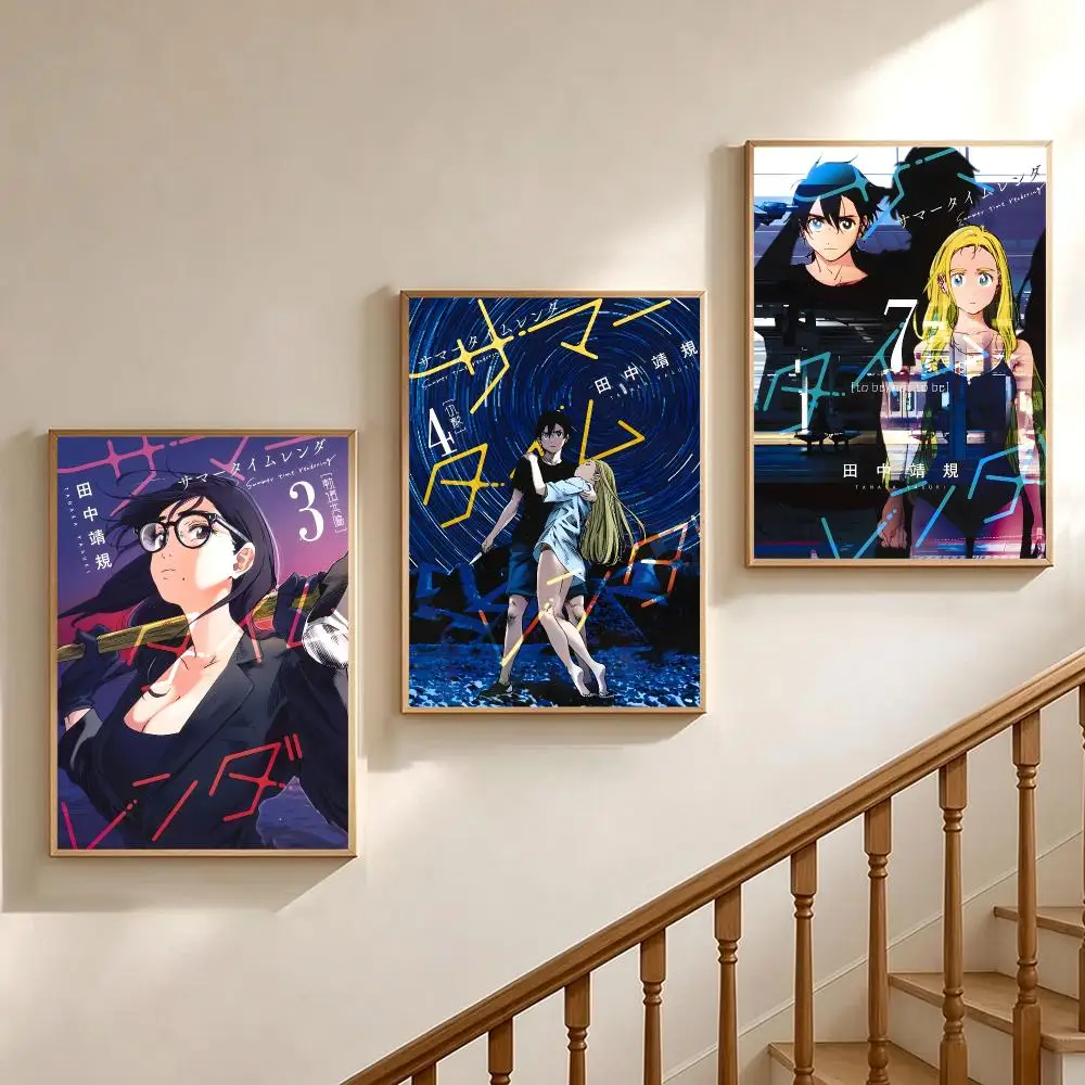 Anime Summer Time Rendering Poster Poster HD Printing Soothing And Cream Style Home Decor For The Living Room Cafes Gift