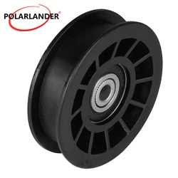 1pcs Accessories for Vehicles Flat Idler Pulley Black Lawn Mower Pulley for Husqvarna, Craftsman