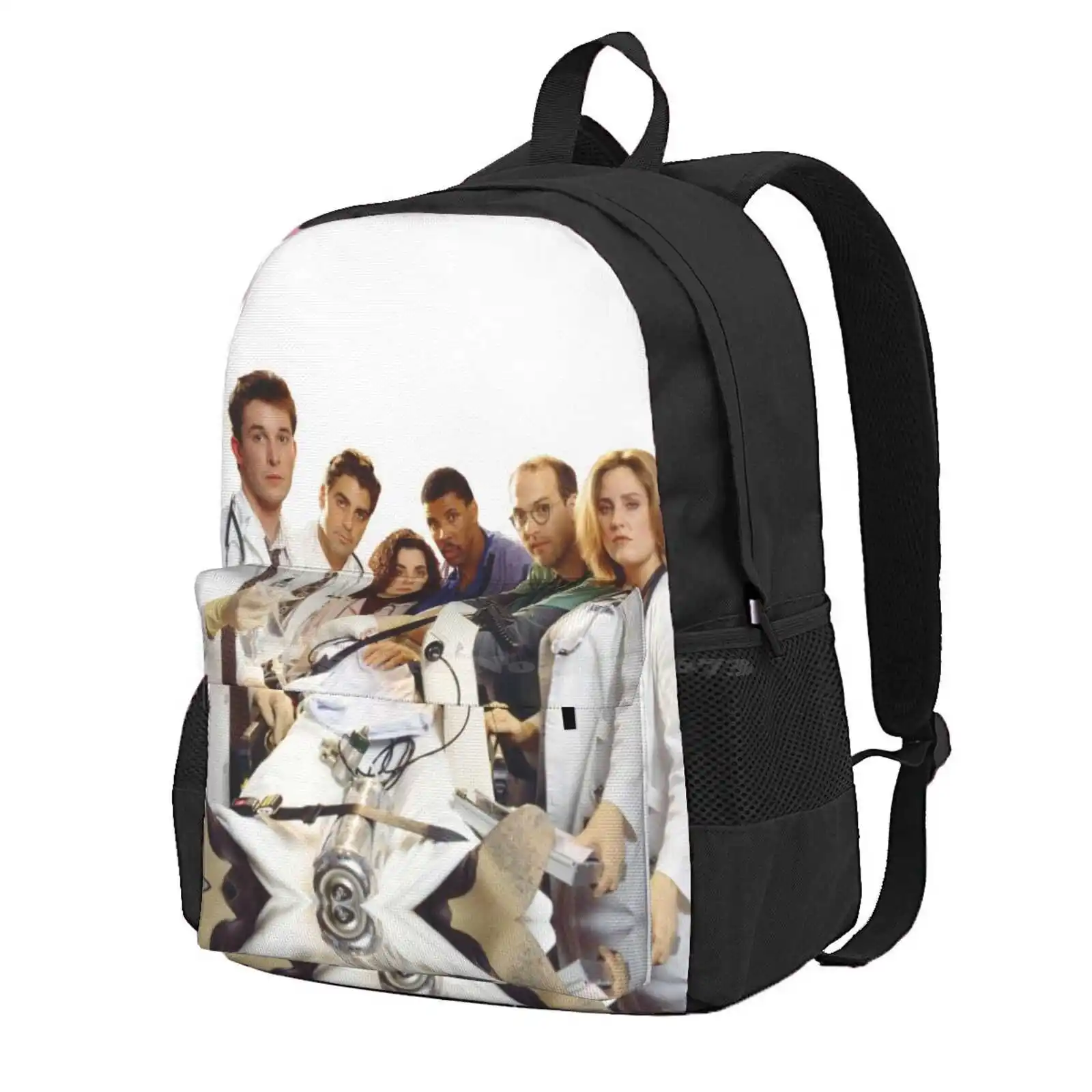 Er Original Cast Hot Sale Schoolbag Backpack Fashion Bags Nbc Tv Show Emergency Room John Carter Noah Wyle George Clooney Doug