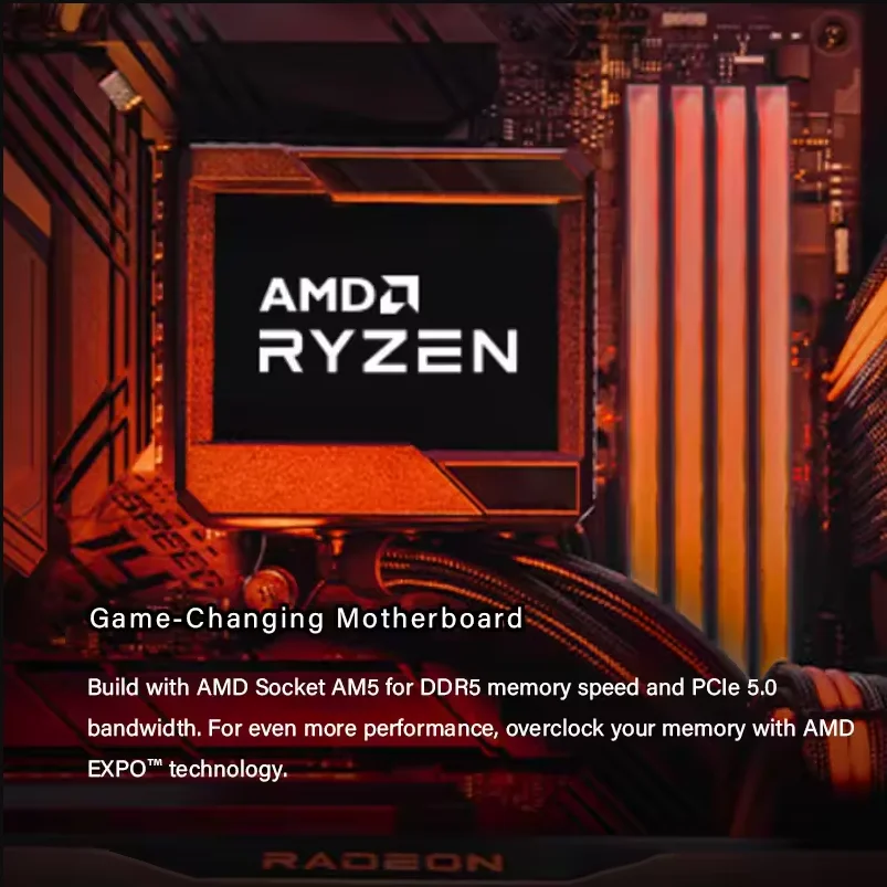 معالج AMD Ryzen 7 7700 بسرعة 5.3 جيجا هرتز، 8 النواة، 16 خيط، 40 ميجابايت، ذاكرة تخزين مؤقت للألعاب 5NM TDP 65 وات AM5، مقبس وحدة المعالجة المركزية للألعاب #5