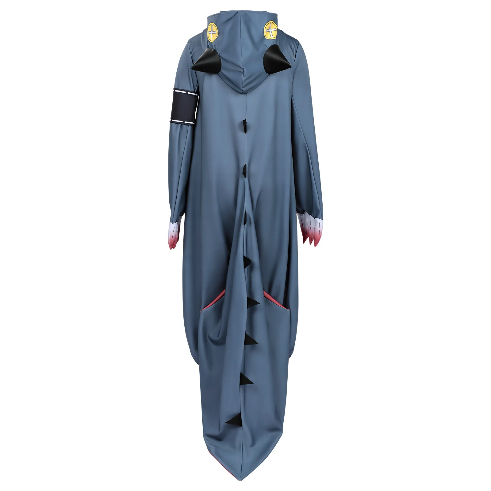Nuevo disfraz de cosplay de Guita 2026, mono azul, pijama divertido, para uso diario, juego de anime, Halloween, conjunto de top bordado, chaleco y peluca corta