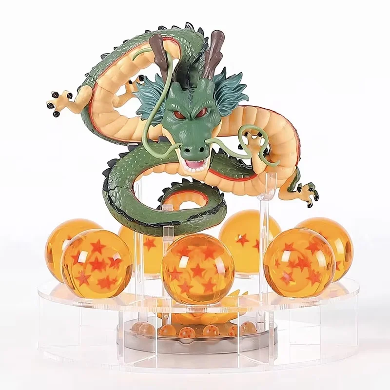 DBZ Shenron modelo Dragon Ball Z Shenlong Crystal Ball figura de acción Anime Super Saiyan GK colección de estatuas juguetes regalo para niños