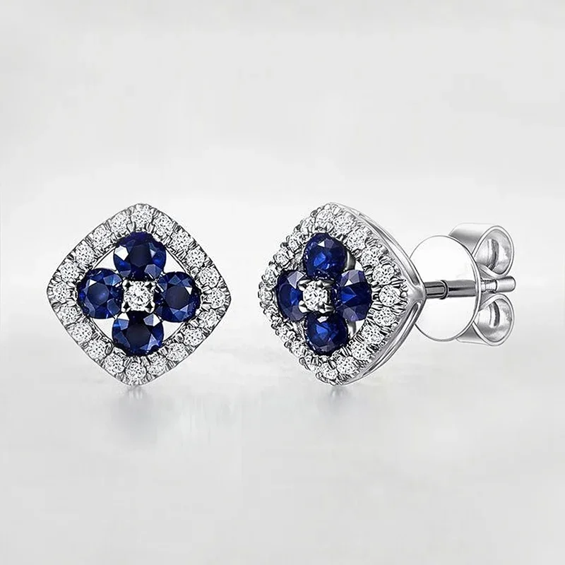 2026 Graceful Female Engagement Earrings with Brilliant Zirconia Chic Jewelry Elegant Lady Wedding Ceremony Accessories Gift