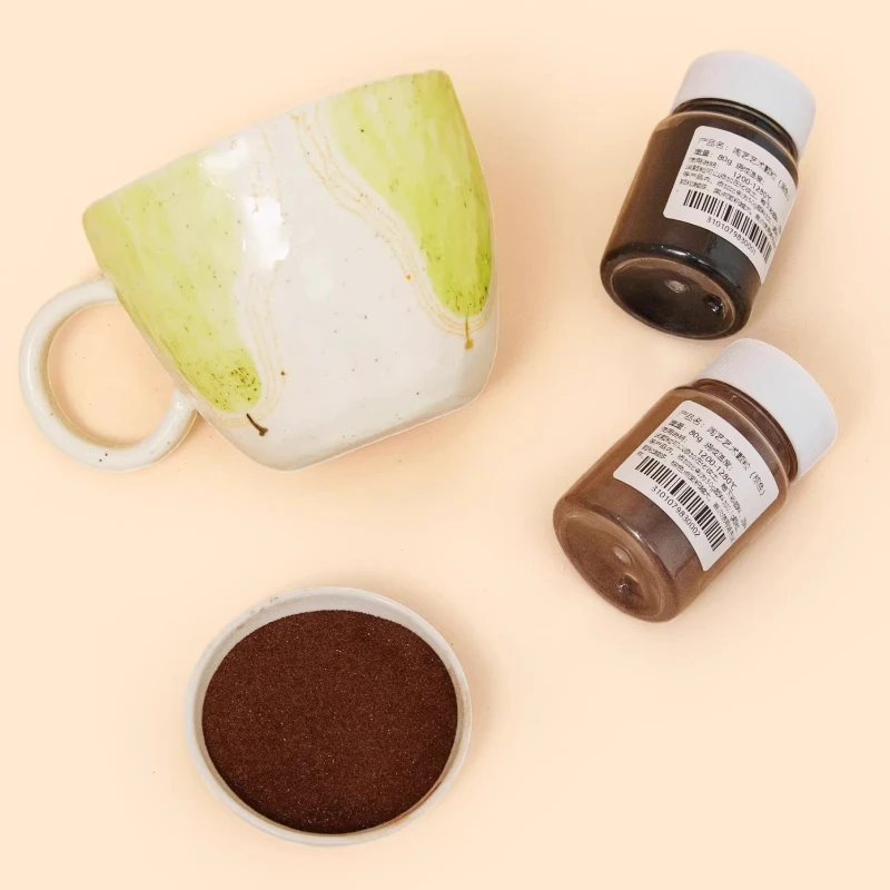 80g/bottle Ceramic Dot Particles Mud Glaze Color Cosmetic Soil Added Auxiliary Materials Iron Point Mineral Point Art Particles