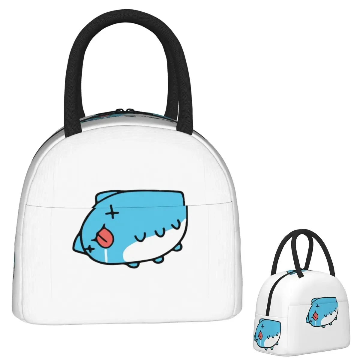 Comic Cat, Bug Cat Capoo Insulated Lunch Bag for Women Kids Leakproof Food Boxes Thermal Lunch Box Tote