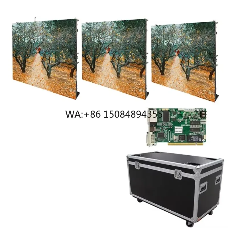 

Indoor/Outdoor Rental LED Display Panel P2.6 P2.976 P3.91 Seamless Splicing Video Screen for Stage Background Outdoor LED Video